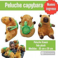 PELUCHE CAPYBARA KAWAII